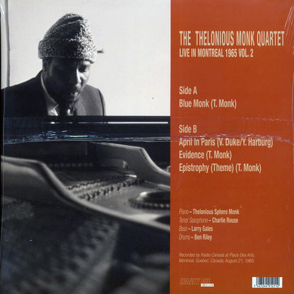 The Thelonious Monk Quartet - Live in Montreal 1965 Vol. 2 [2021 New Vinyl Record LP]