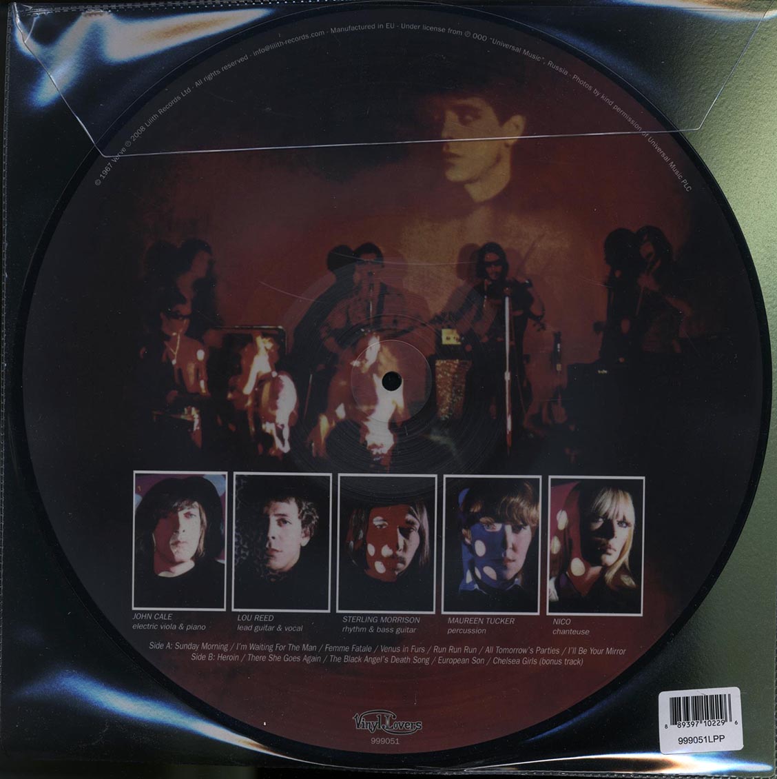 The Velvet Underground - The Velvet Underground & Nico [2008 Reissue Picture Disc] [New Vinyl Record LP]