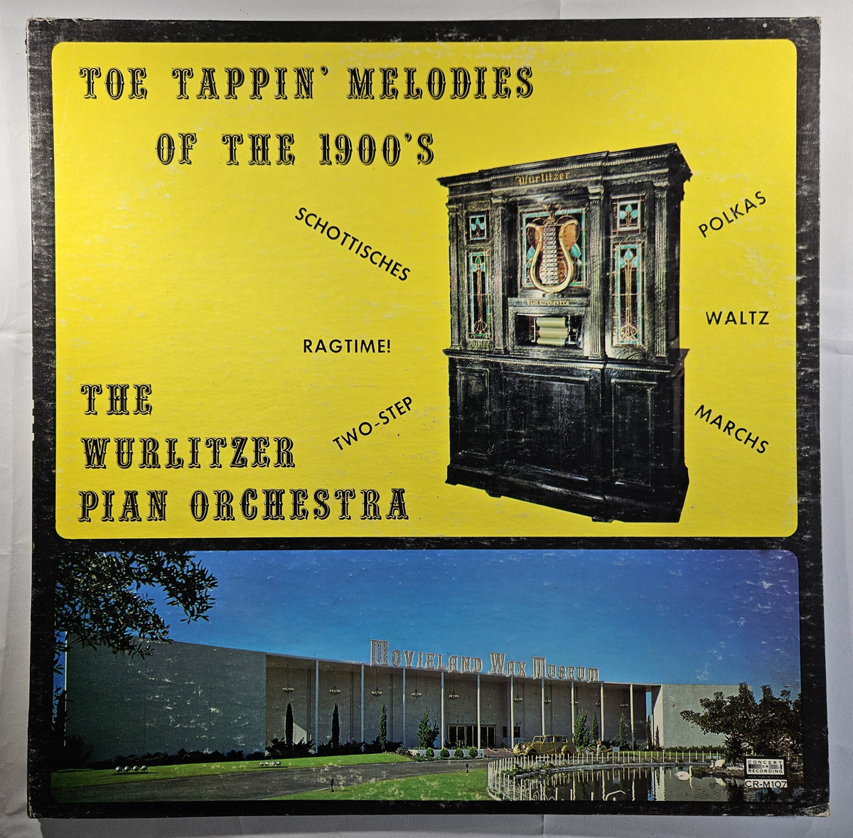 The Wurlitzer Pian Orchestra - Toe Tappin' Melodies of the 1900's [Used Vinyl Record LP]