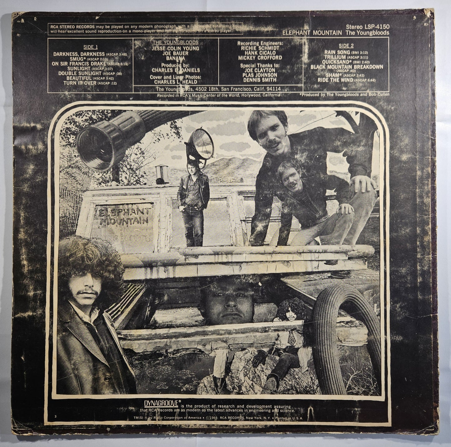 The Youngbloods - Elephant Mountain [1969 Used Vinyl Record LP]