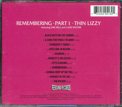 Thin Lizzy - Remembering Part 1 [Compilation Reissue] [New CD]