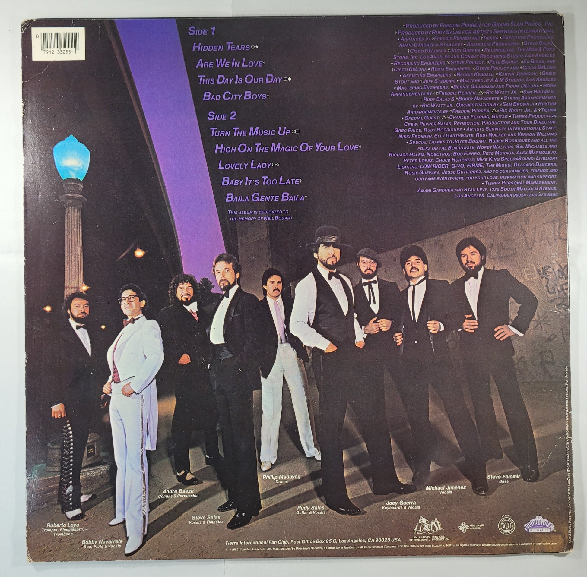 Tierra - Bad City Boys [1982 Used Vinyl Record LP]