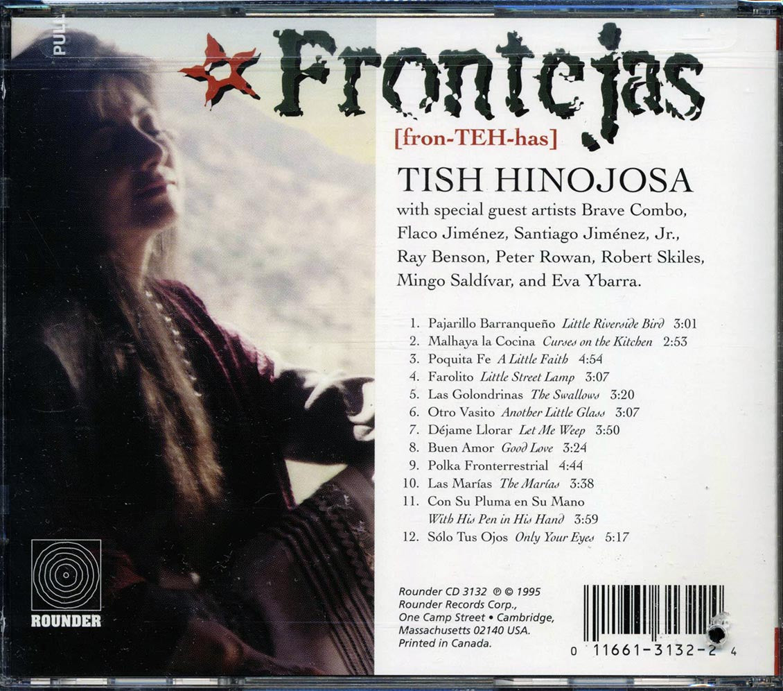 Tish Hinojosa - Frontéjas [1995 New CD]