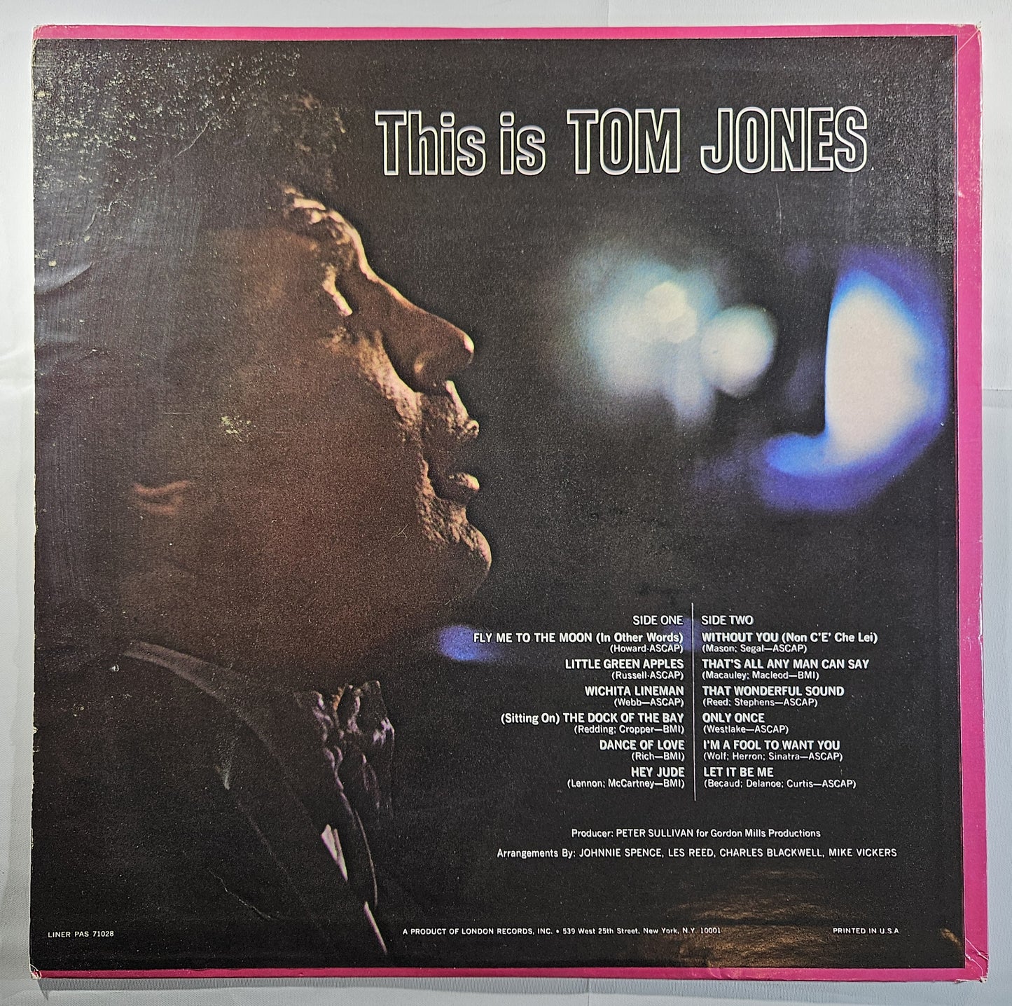 Tom Jones - This Is Tom Jones [1969 Used Vinyl Record LP]