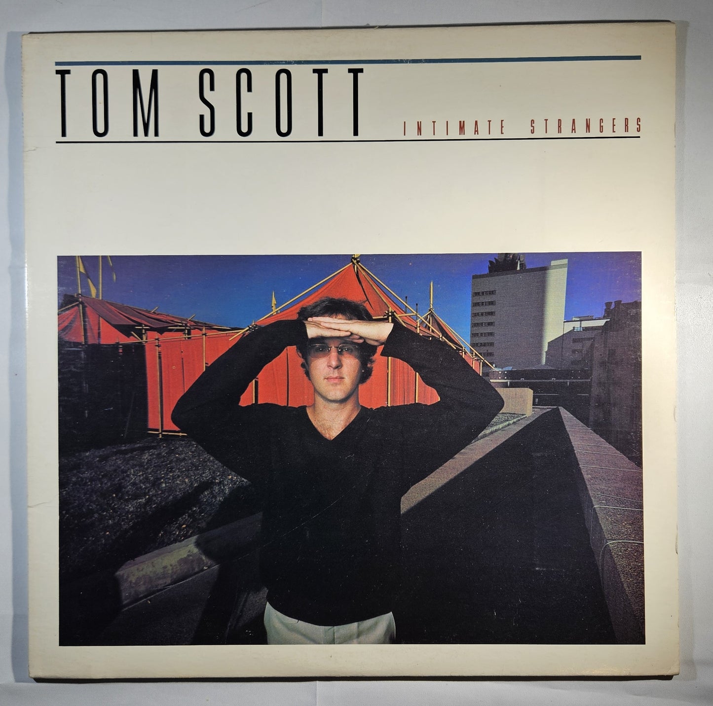 Tom Scott - Intimate Strangers [1978 Santa Maria Pressing] [Used Vinyl Record LP] [B]