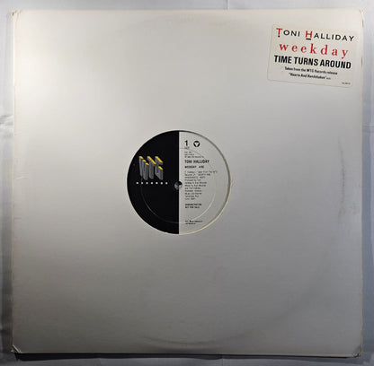 Toni Halliday - Weekday / Time Turns Around [1989 Promo] [Used Vinyl 12" Single]