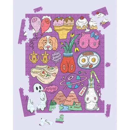 Tons of Titties 500 Piece Jigsaw Puzzle Fun Club