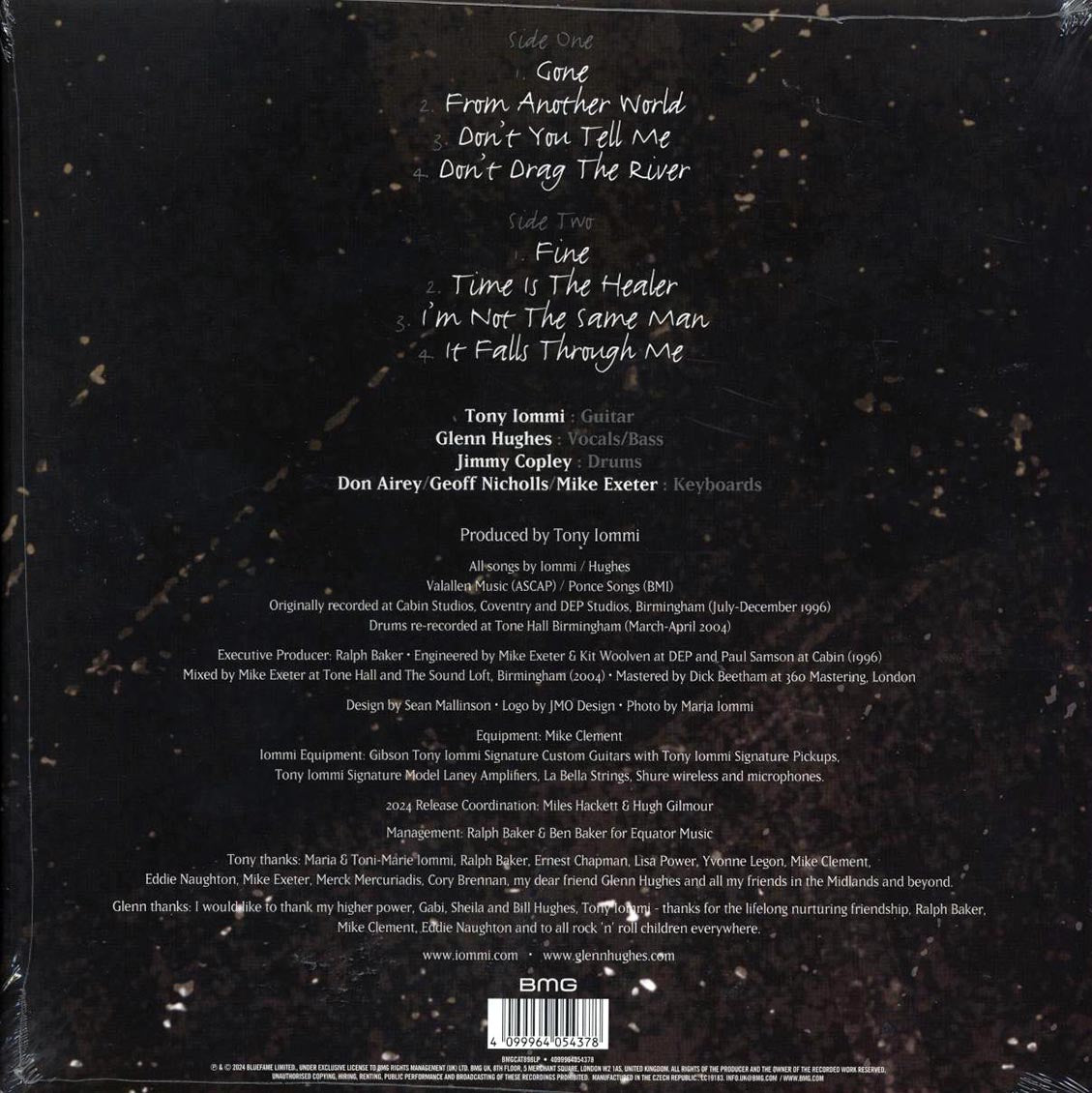 Tony Iommi, Glenn Hughes - The 1996 Dep Sessions [2024 Reissue Translucent Black Ice Vinyl] [New Vinyl Record LP]