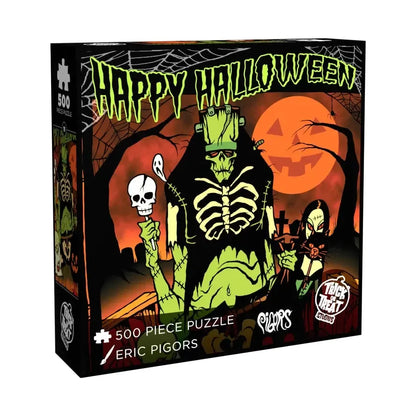 Toxictoons Happy Halloween 500 Piece Jigsaw Puzzle TOTS