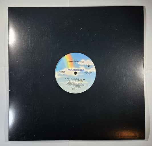 Transvision Vamp - (I Just Wanna) B With U [1991 Used Vinyl Record 12" Single]