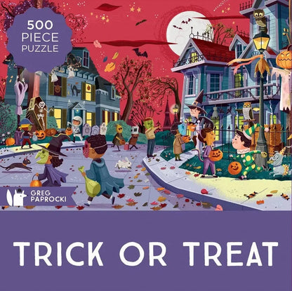 Trick or Treat 500 Piece Jigsaw Puzzle Gibbs Smith