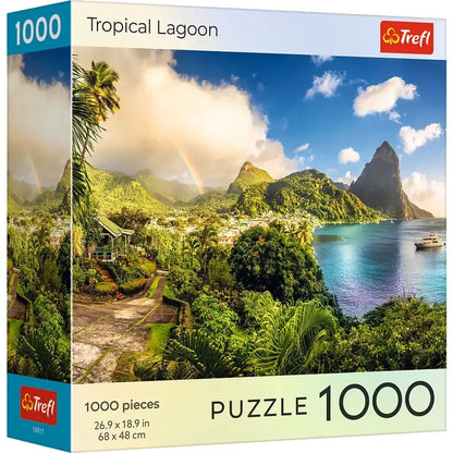 Tropical Lagoon 1000 Piece Jigsaw Puzzle Trefl