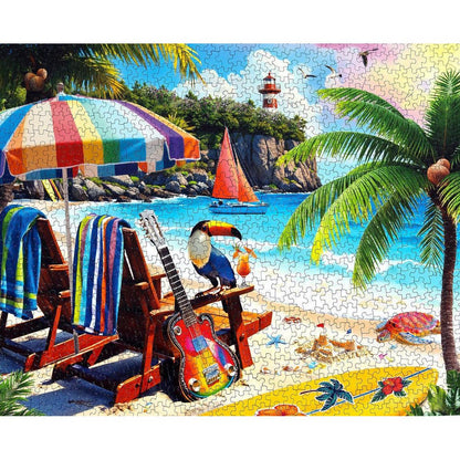 Tropical Paradise 1000 Piece Jigsaw Puzzle Springbok