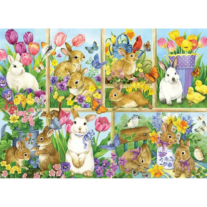 Tulip Time 500 Piece Jigsaw Puzzle Cobble Hill