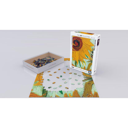 Twelve Sunflowers (Detail) 1000 Piece Jigsaw Puzzle Eurographics
