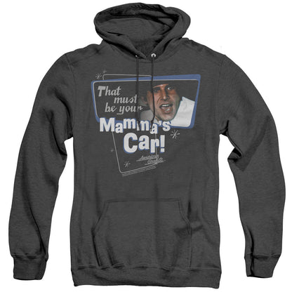 American Grafitti Mammas Car Mens Heather Hoodie Black Black Officially Licensed