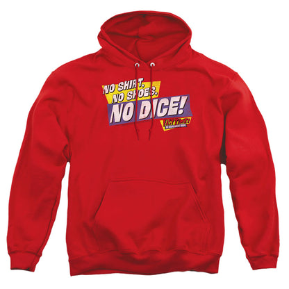 Fast Times Ridgemont High No Dice Mens Hoodie Red Officially Licensed
