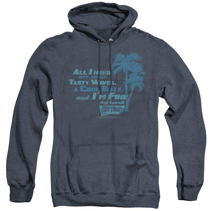 Fast Times Ridgemont High All I Need Mens Heather Hoodie Navy Officially Licensed
