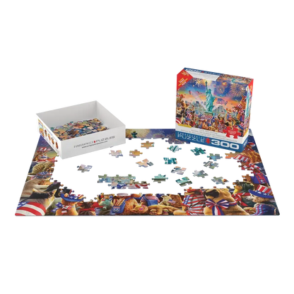 USA Pets Festival 300 Piece Jigsaw Puzzle Eurographics