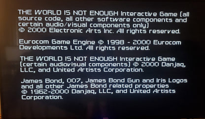 007 The World is Not Enough N64 Nintendo 64 Video Game Cartridge 2000
