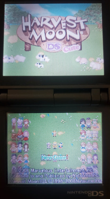 Harvest Moon DS Cute NDS Video Game Cartridge Nintendo DS 2008