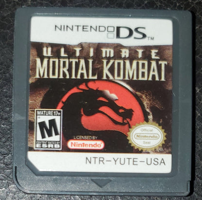 Ultimate Mortal Kombat NDS Video Game Cartridge Nintendo DS 2007