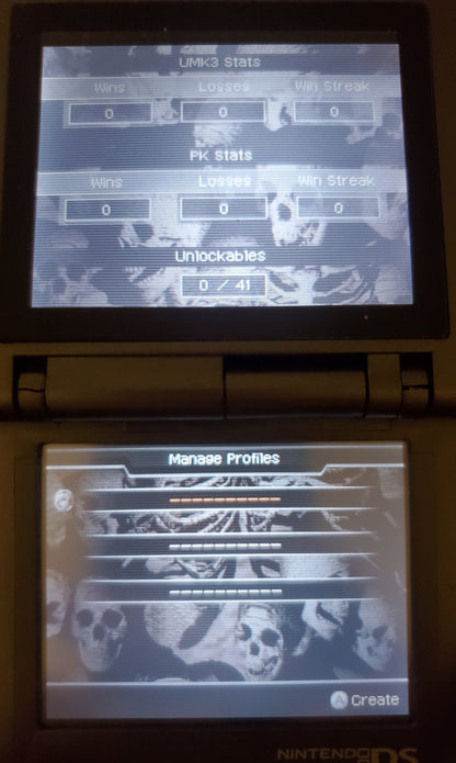 Ultimate Mortal Kombat NDS Video Game Cartridge Nintendo DS 2007