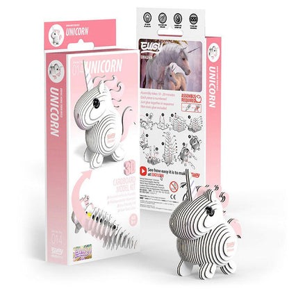 Unicorn 3D Cardboard Model Kit Eugy