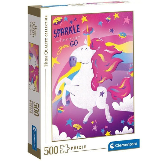 Unicorn "Fantastic Animals" 500 Piece Jigsaw Puzzle Clementoni