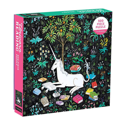 Unicorn Reading 500 Piece Jigsaw Puzzle Mudpuppy