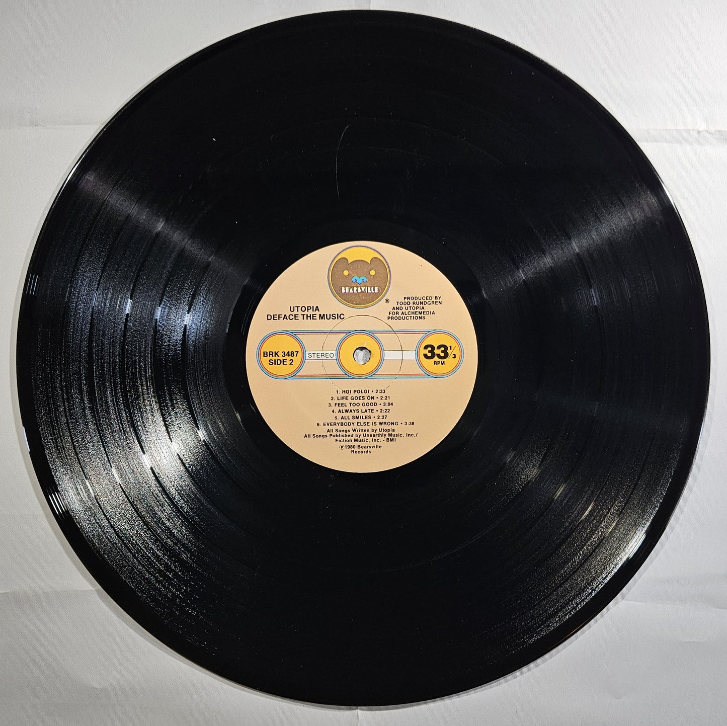 Utopia - Deface the Music [1980 Monarch Pressing] [Used Vinyl Record LP]