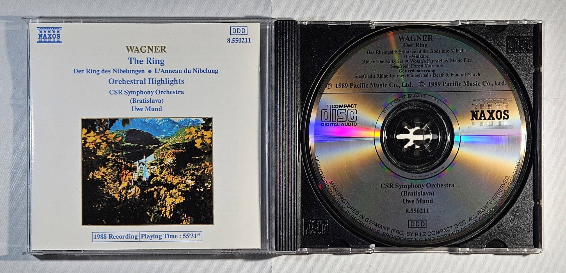 Uwe Mund - Wagner: The Ring (Orchestral Highlights) [1989 Used CD]