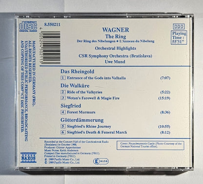 Uwe Mund - Wagner: The Ring (Orchestral Highlights) [1989 Used CD]