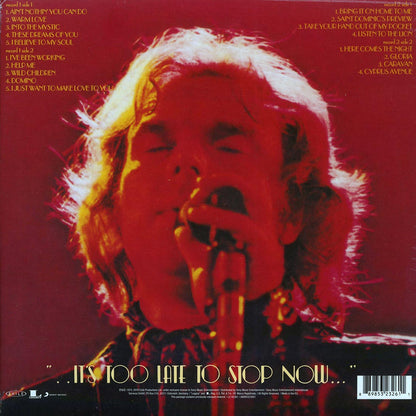 Van Morrison - It's Too Late to Stop Now Volume 1 [2016 Reissue Remastered] [New Double Vinyl Record LP]