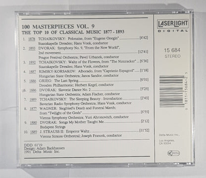 Various - 100 Masterpieces Vol. 9 - The Top 10 of Classical Music 1877-1893 [1991 Used CD]