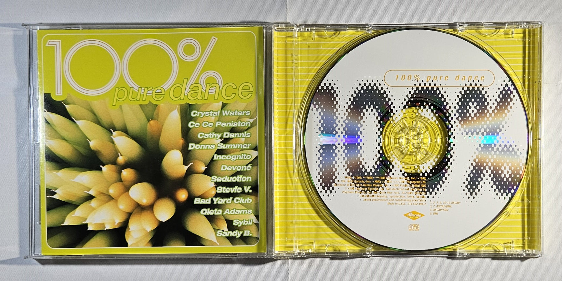 Various - 100% Pure Dance [1996 Compilation] [Used CD]