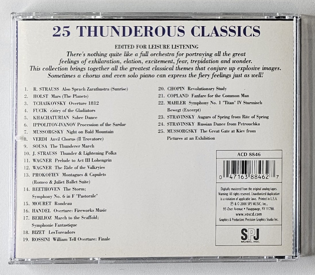 Various - 25 Thunderous Classics [2000 Compilation] [Used CD]