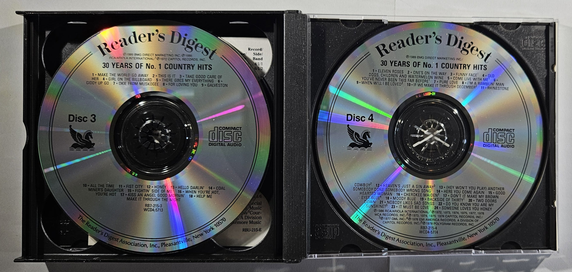 Various - 30 Years of No. 1 Country Hits [1990 Compilation] [Used 4x CD]