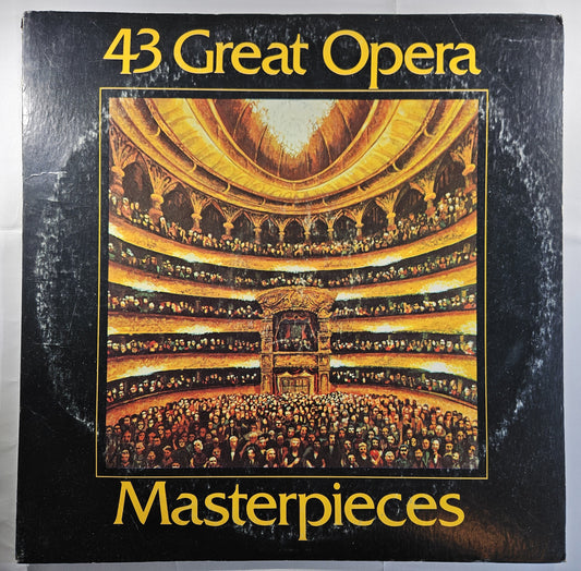 Various - 43 Great Opera Masterpieces [1972 Used Double Vinyl Record LP]