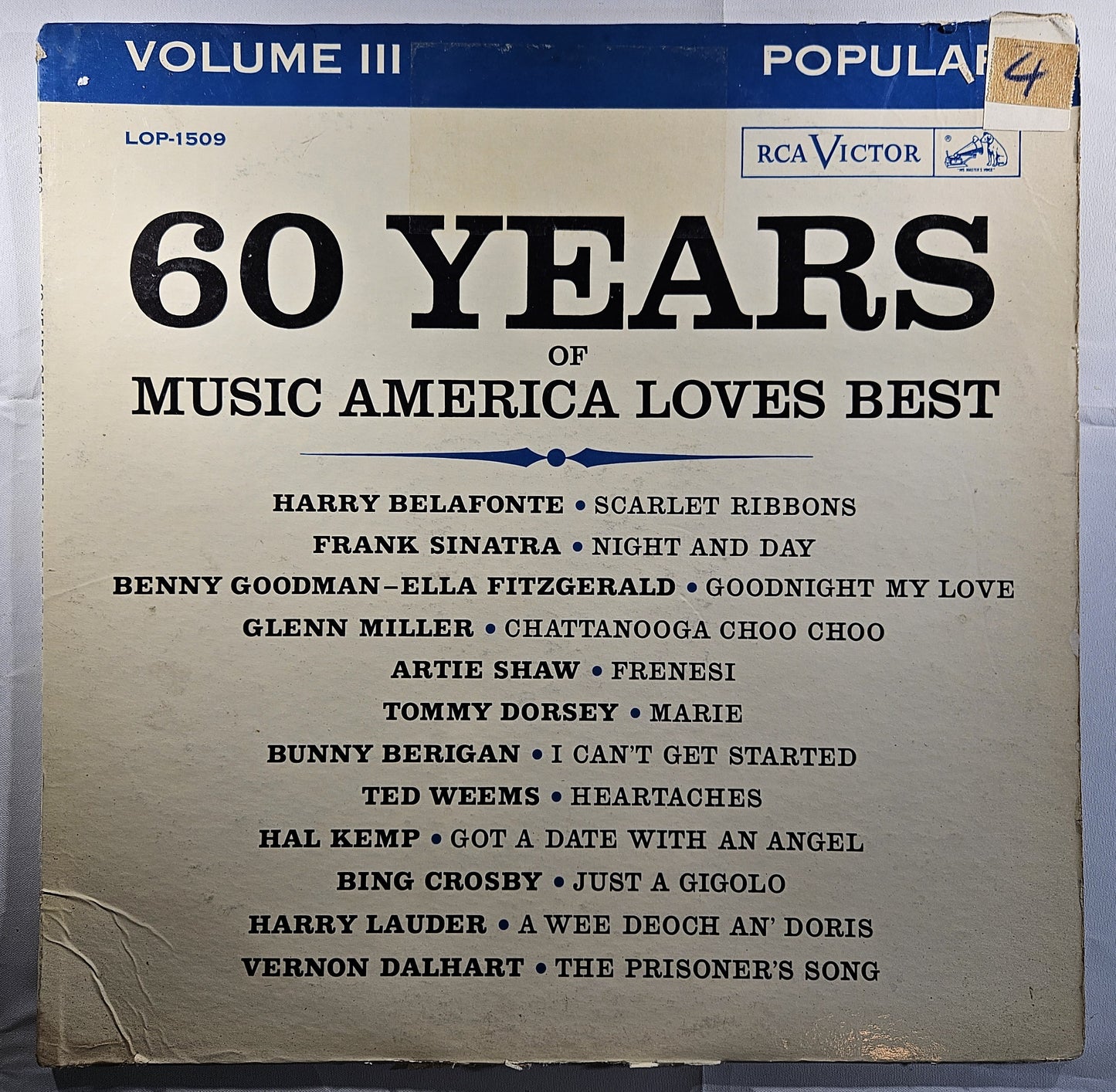 Various - 60 Years of Music America Loves Best -- Popular -- Volume III [Used Vinyl Record LP]