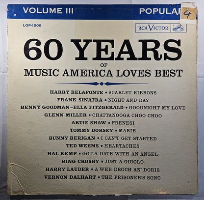 Various - 60 Years of Music America Loves Best -- Popular -- Volume III [Used Vinyl Record LP]