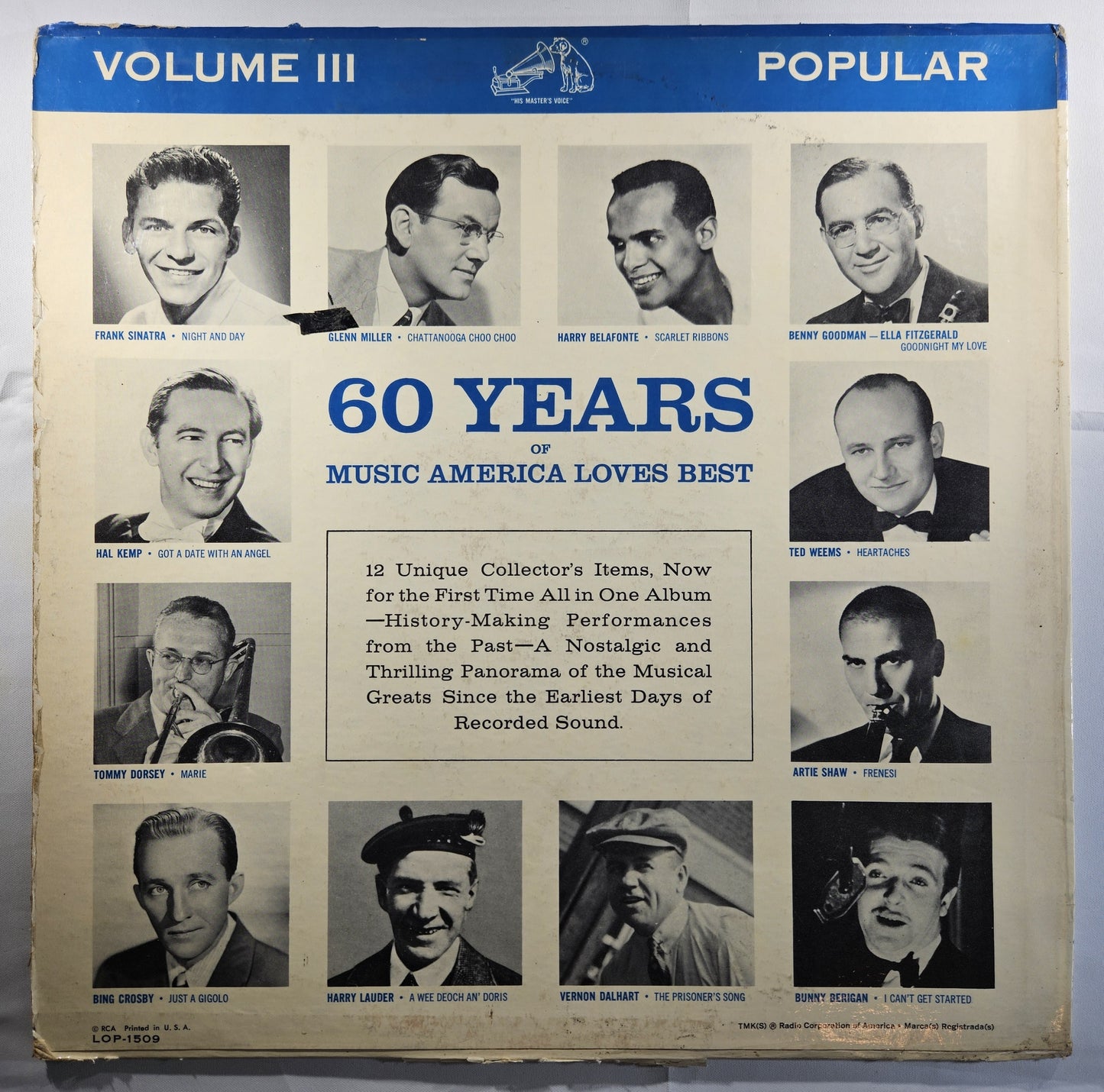 Various - 60 Years of Music America Loves Best -- Popular -- Volume III [Used Vinyl Record LP]