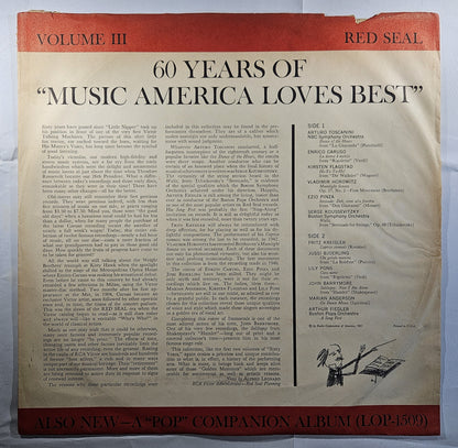 Various - 60 Years of Music America Loves Best -- Popular -- Volume III [Used Vinyl Record LP]