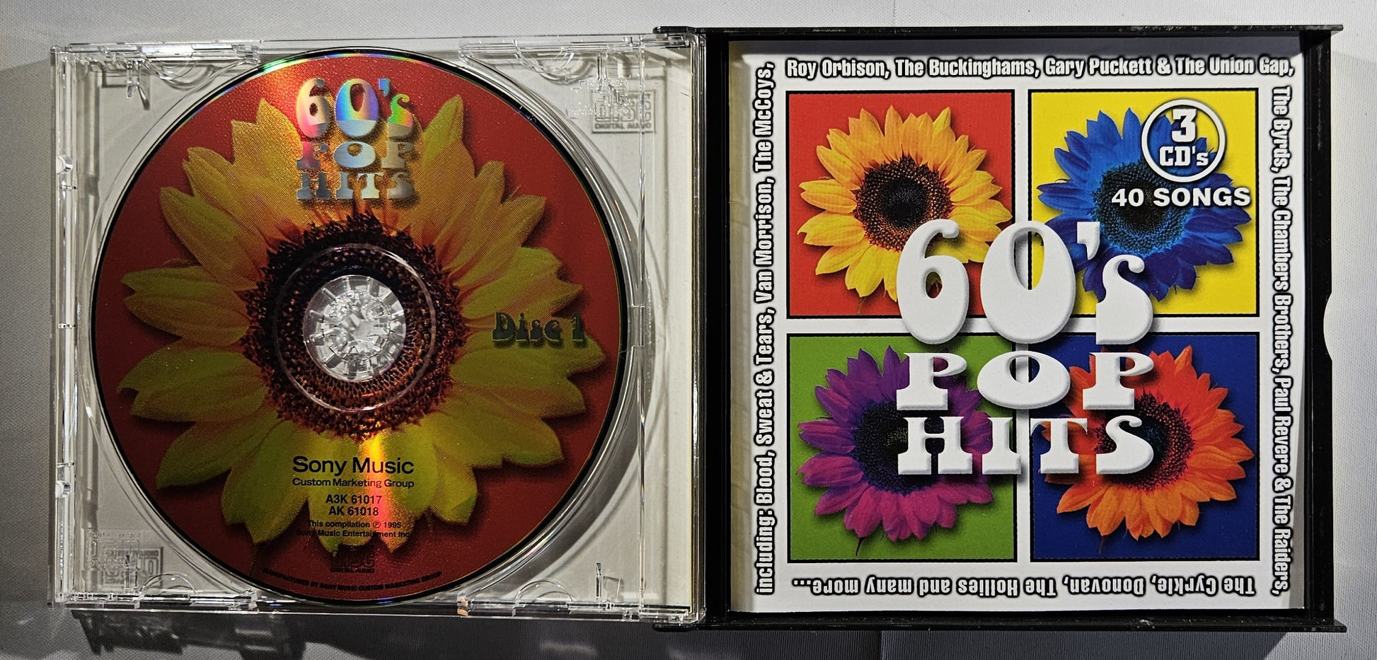 Various - 60's Pop Hits [2002 Compilation] [Used Triple CD]