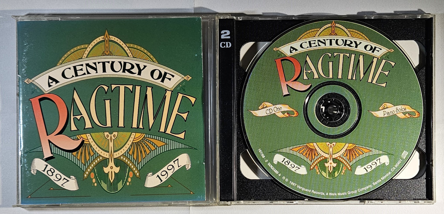 Various - A Century of Ragtime 1897-1997 [1997 Compilation] [Used Double CD]