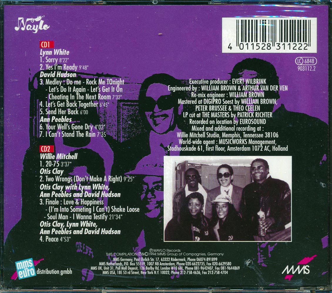Various - A Memphis Soul Night: Live in Europe [1994 Reissue] [New Double CD]