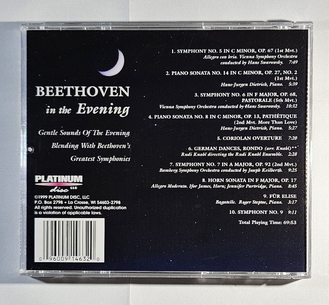 Various - Beethoven in the Evening [1999 Used CD]