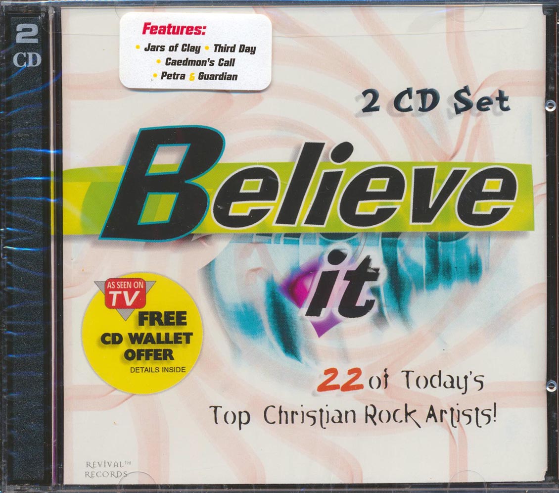 Various - Believe It (22 of Today's Top Christian Rock Artists!) [1999 Compilation] [New Double CD]