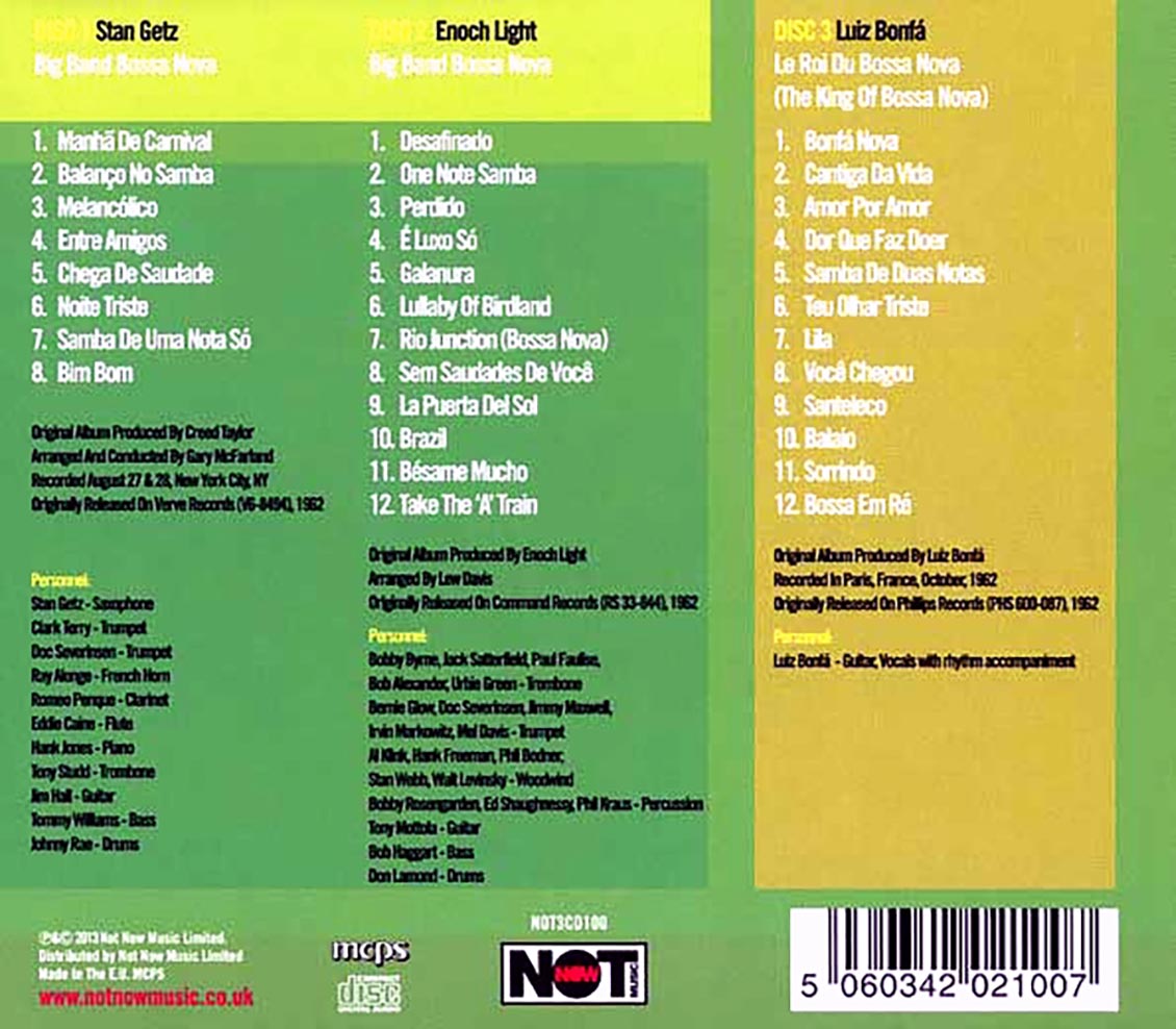 Various - Big Band Bossa Nova [2013 Compilation] [New Tripe CD]