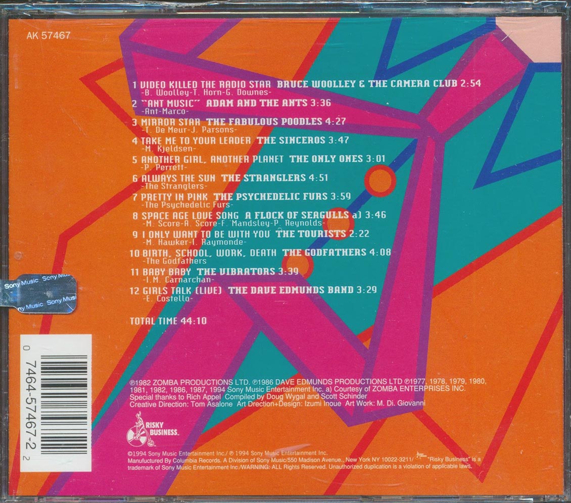 Various - Big Hits, Skinny Ties (New Wave in the U.K.) [1994 New CD]